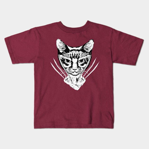 OG SUPERHERO CAT - Catverine Kids T-Shirt by OG Ballers